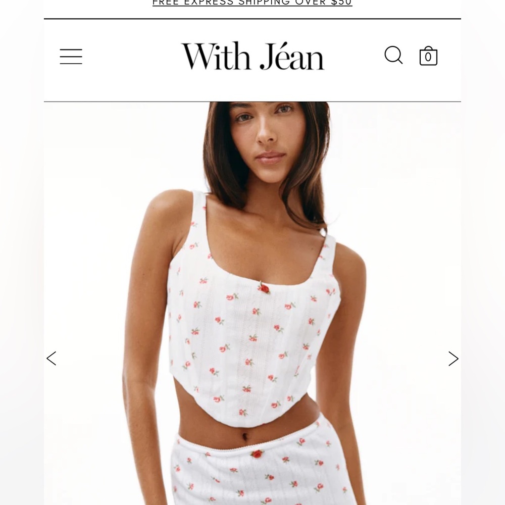 NWT WITHJEAN size small Cindy corset